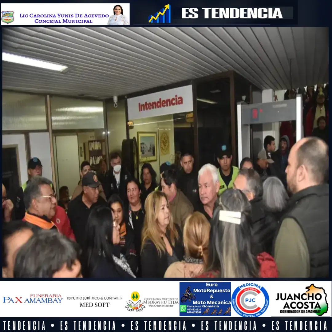 Funcionarios de Asunción protestan frente a oficina de Nenecho en reclamo de sus salarios