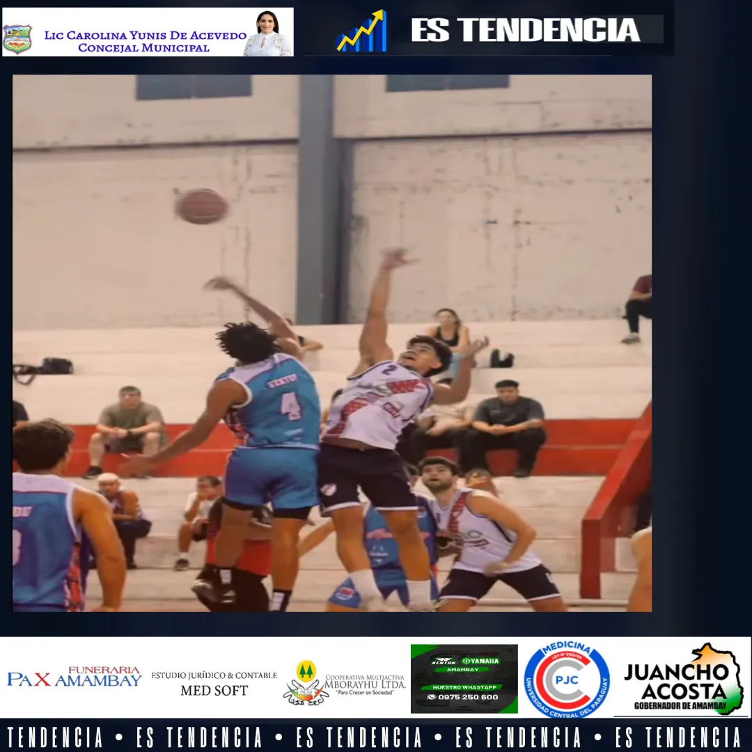 Con 10 tantos de Ventaja Amambay vence a  Ciudad Nueva en la Liga de Basquetbol. 