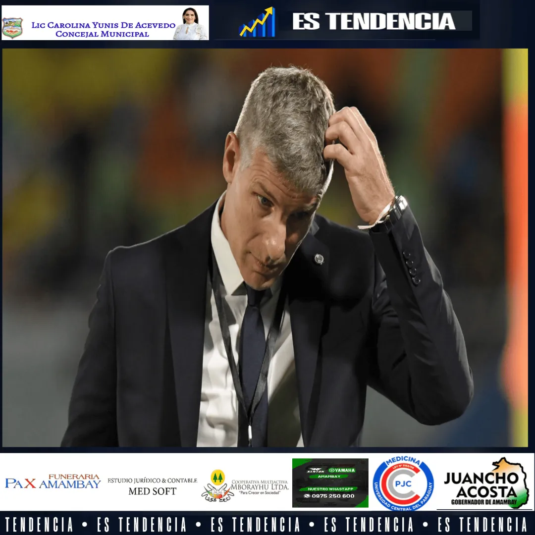 Ejemplo para directivos del Gallo. Martín Palermo dejó de ser entrenador de Olimpia