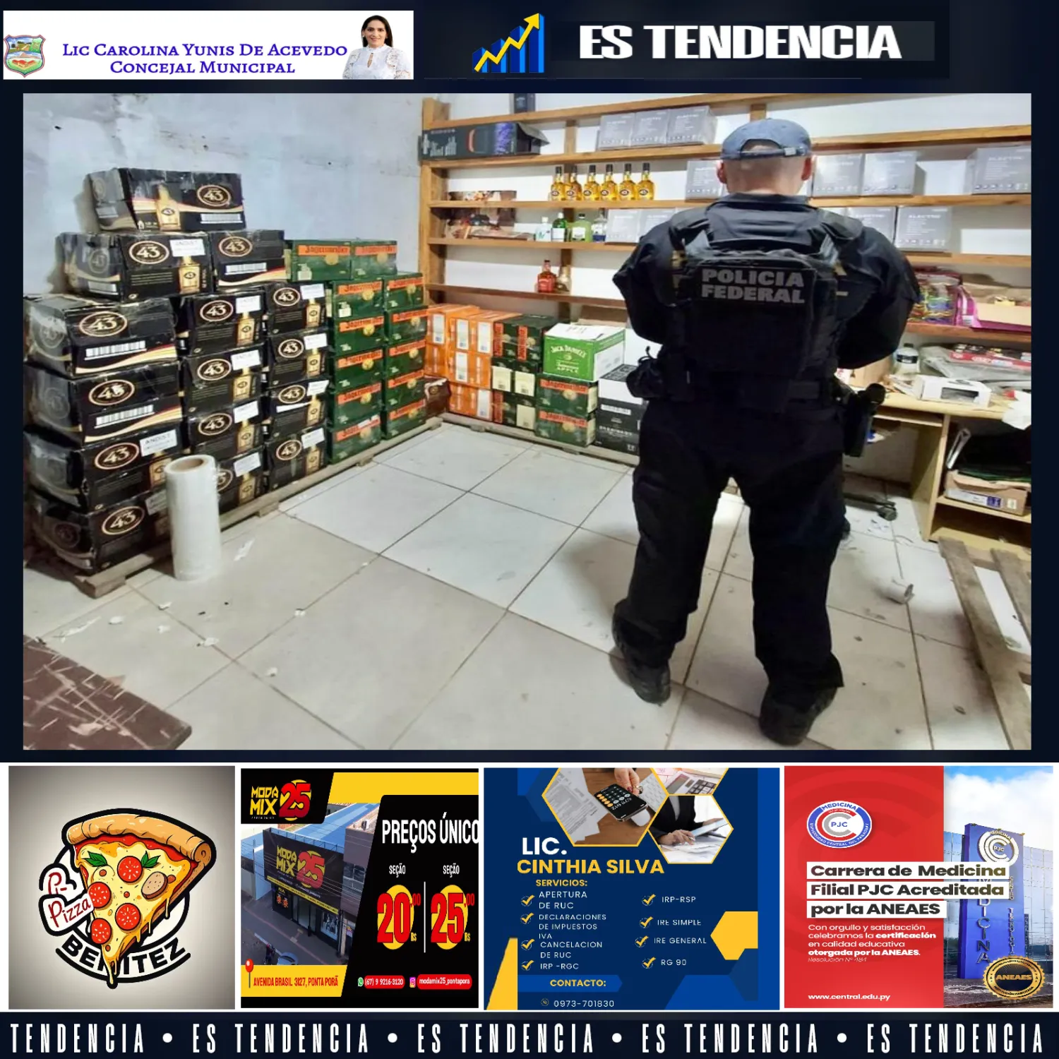 PF realiza operação de combate aos crimes de descaminho de bebidas, lavagem de dinheiro e organização criminosa