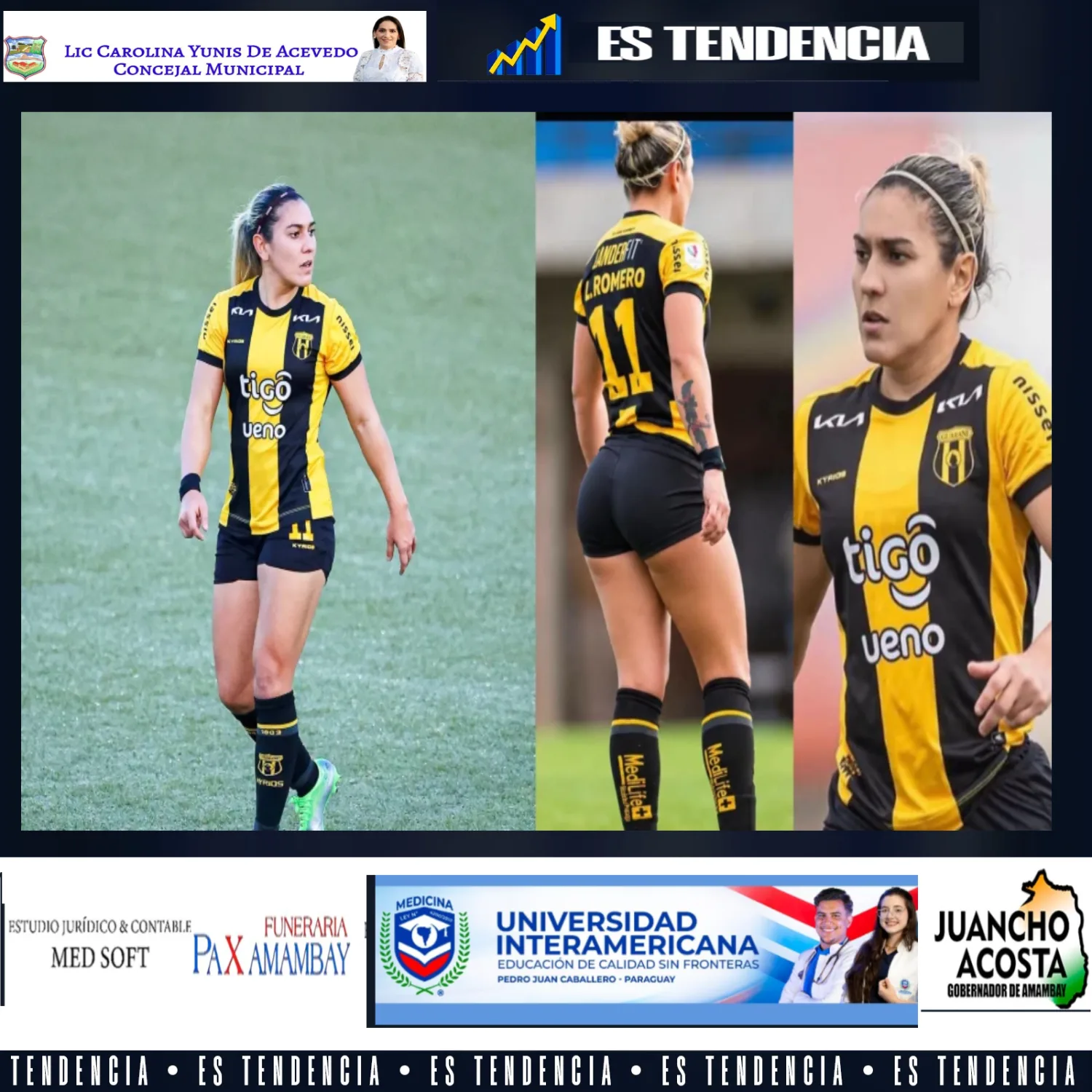 Jugadora de Guaraní enloquece en redes con su cuerazo