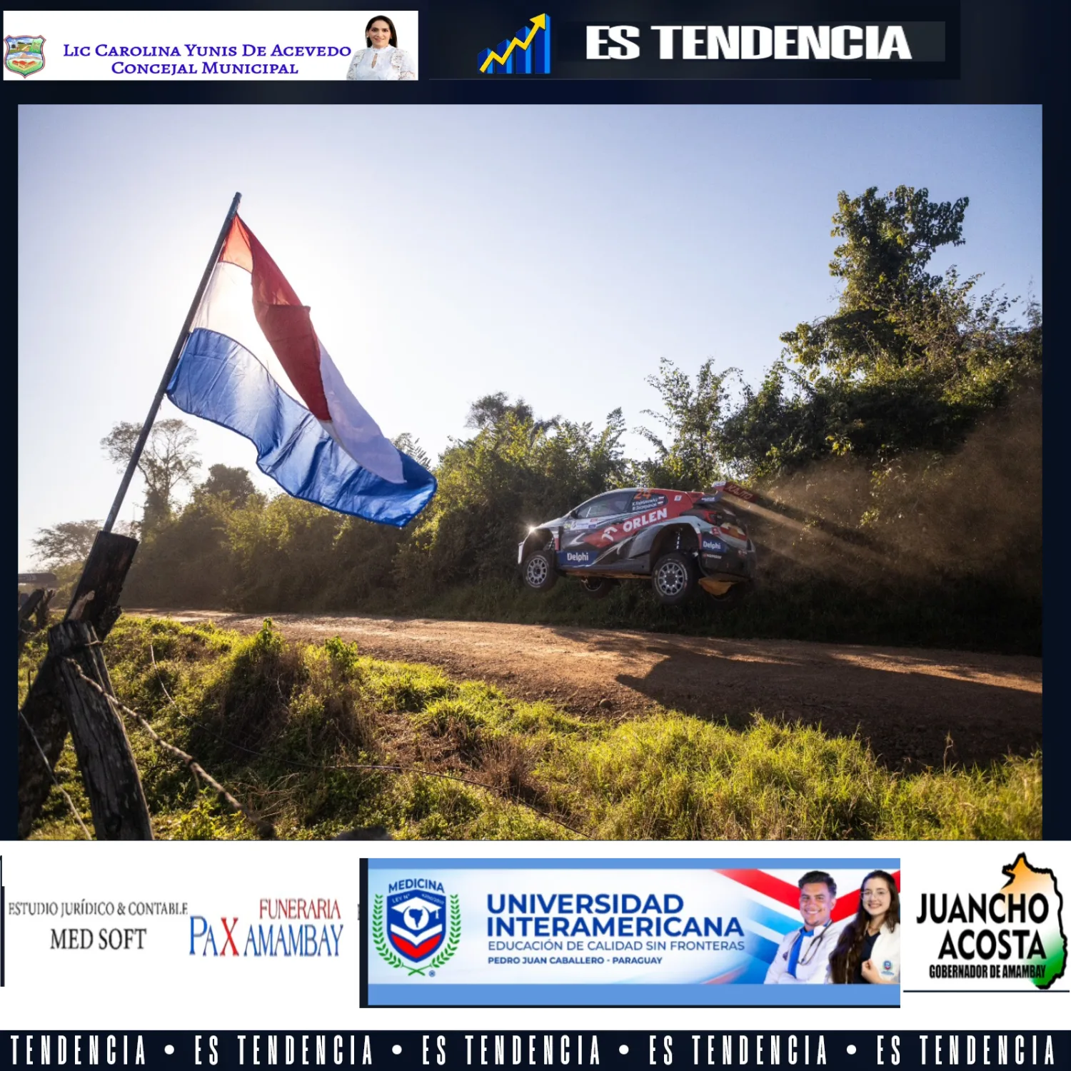 Los vuelcos marcan la jornada en el Rally del Paraguay