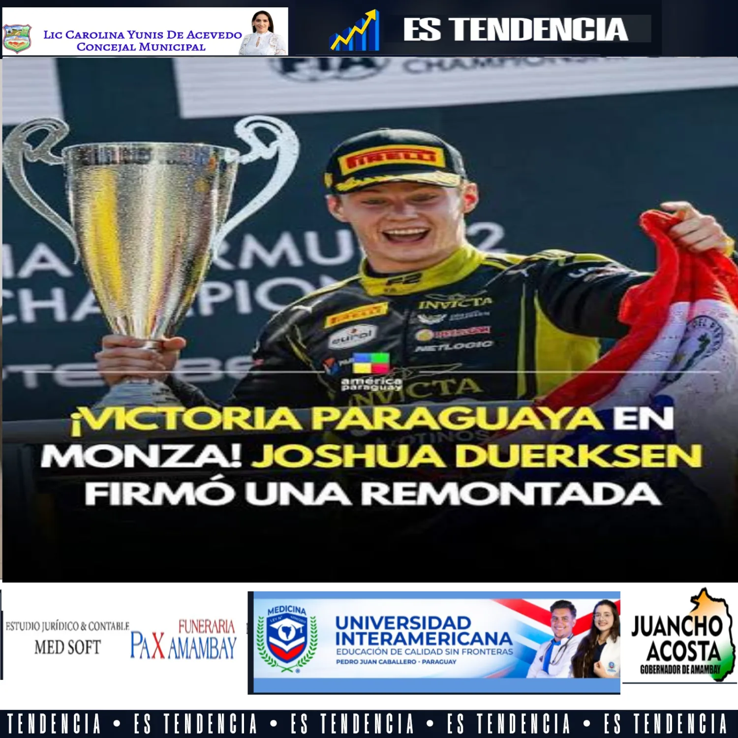 Joshua Dürksen mete un fantástico doblete en Monza