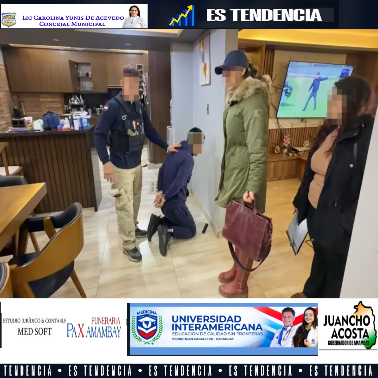 Nexus 2: Cae un elemento de la estructura de Marset y vinculado al fútbol en Cordillera