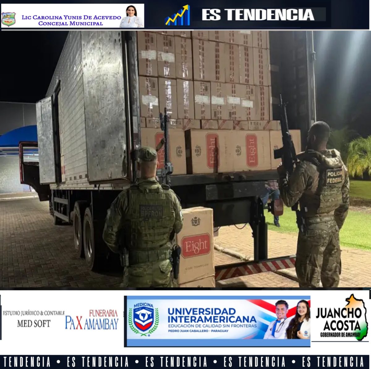 40 mil cajas de cigarrillos paraguayos de presunto contrabando caen en Brasil