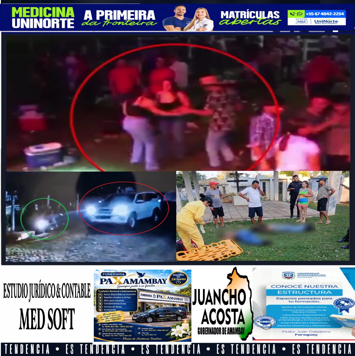 Sospechosos que bailaron con víctimas se pusieron a disposición