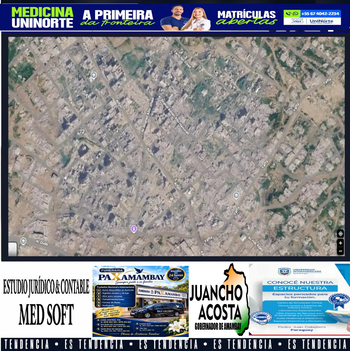 Una Gaza arrasada por Israel aparece en imágenes de Google Maps
