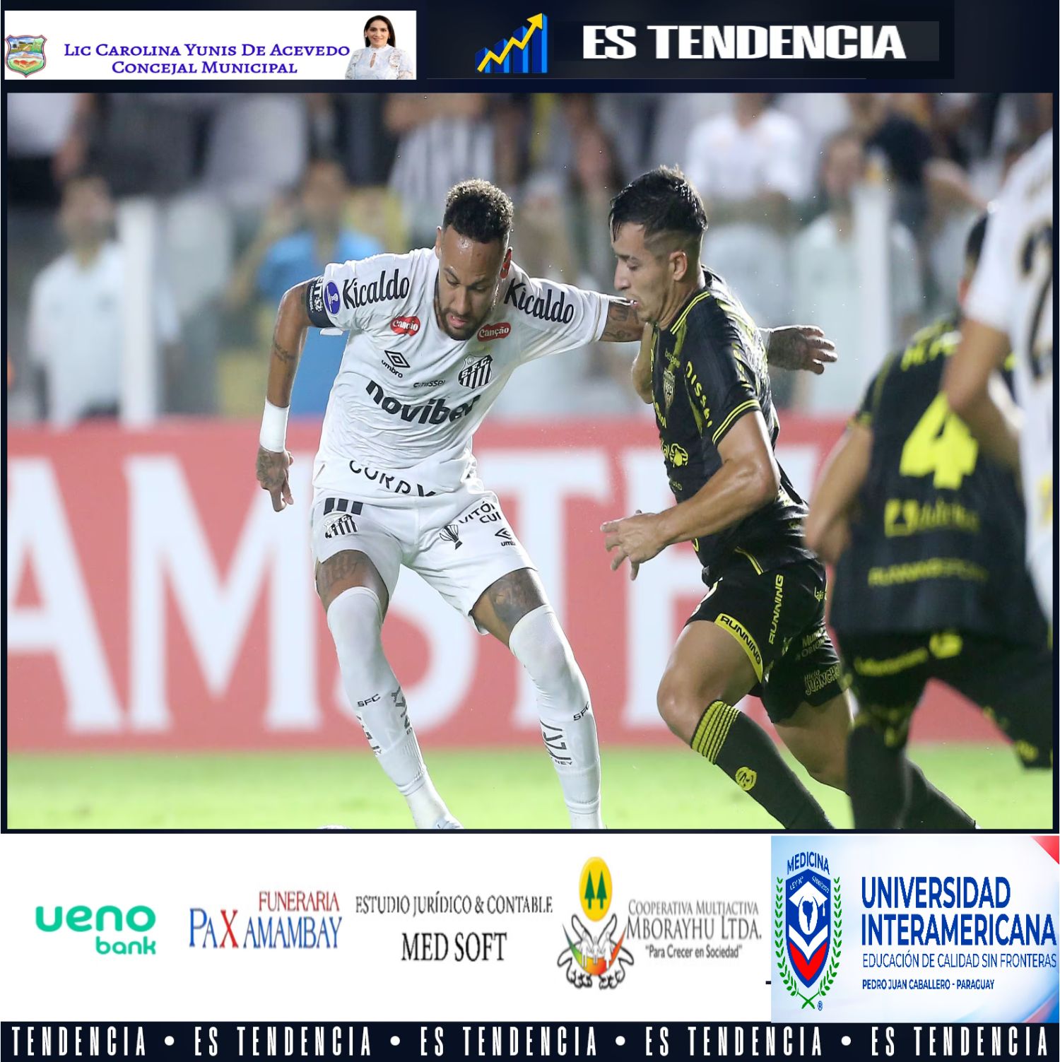 Histórico: Recoleta FC iguala con el Santos de Neymar en Vila Belmiro