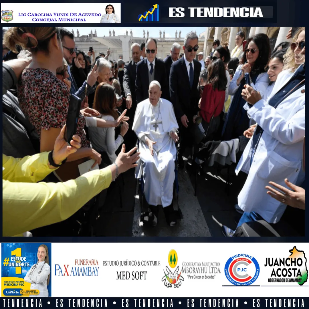 El Papa reaparece y sorprende a los fieles en Plaza de San Pedro