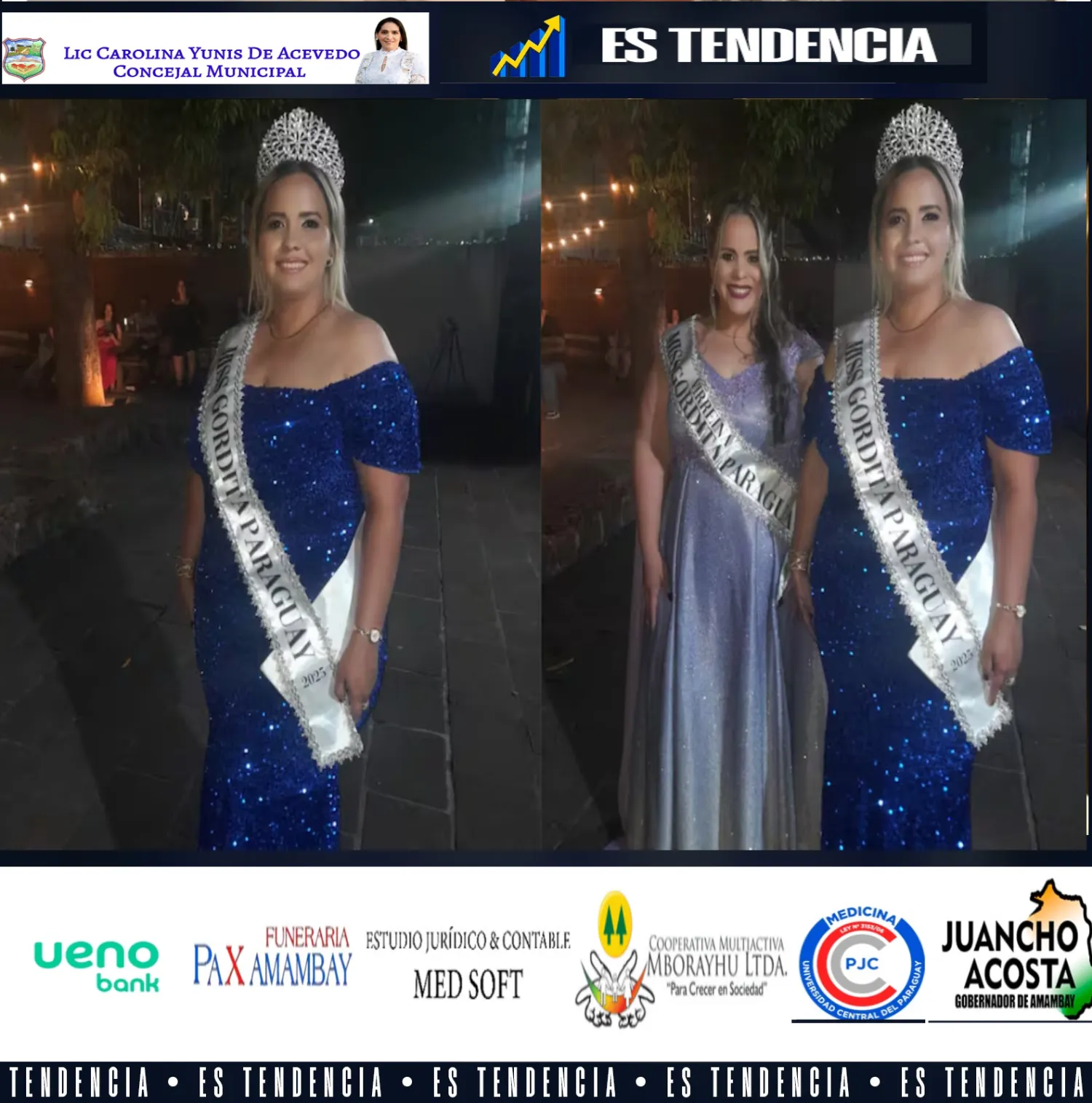 Miss Gordita Paraguay 2025: Rebeca Villar es la flamante ganadora