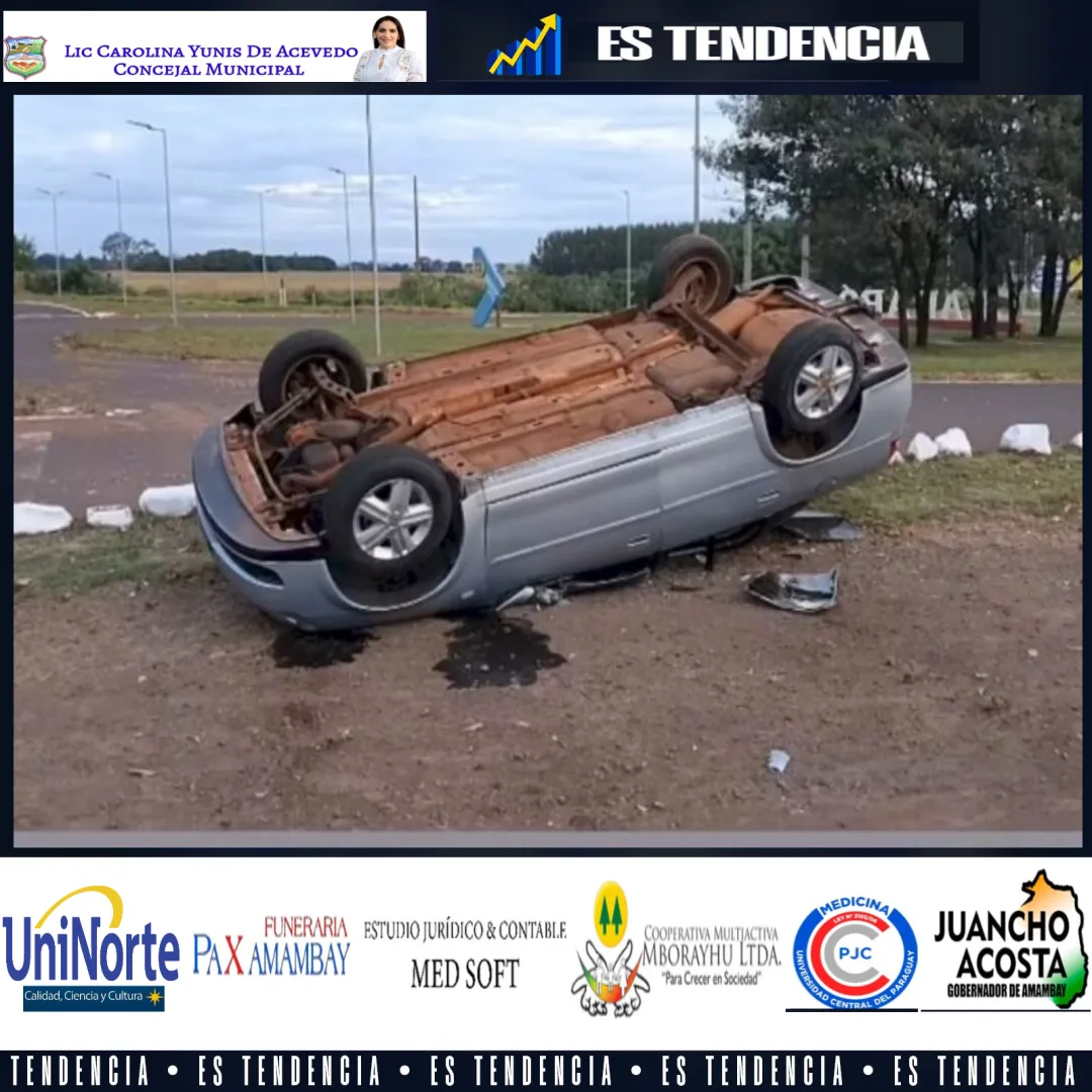 Jovens ficam feridos após capotamento