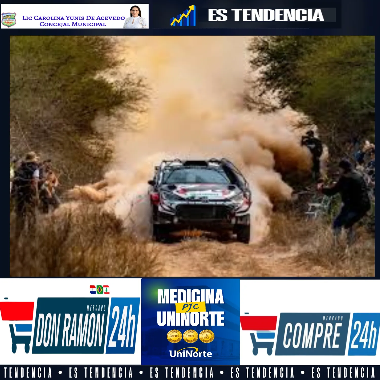 En marcha la segunda etapa del Rally del Chaco