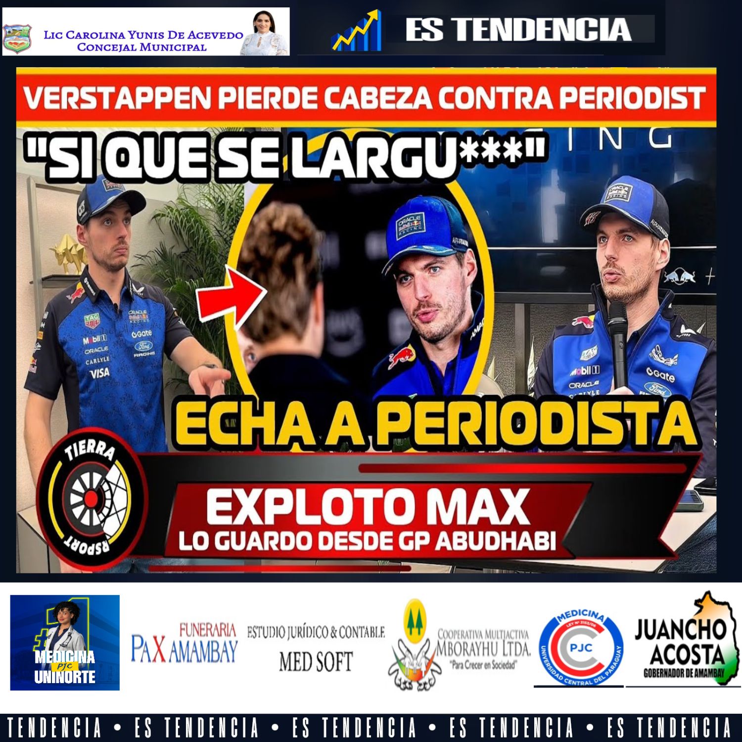 Estresadito Verstappen veta a un periodista en rueda de prensa en Suzuka