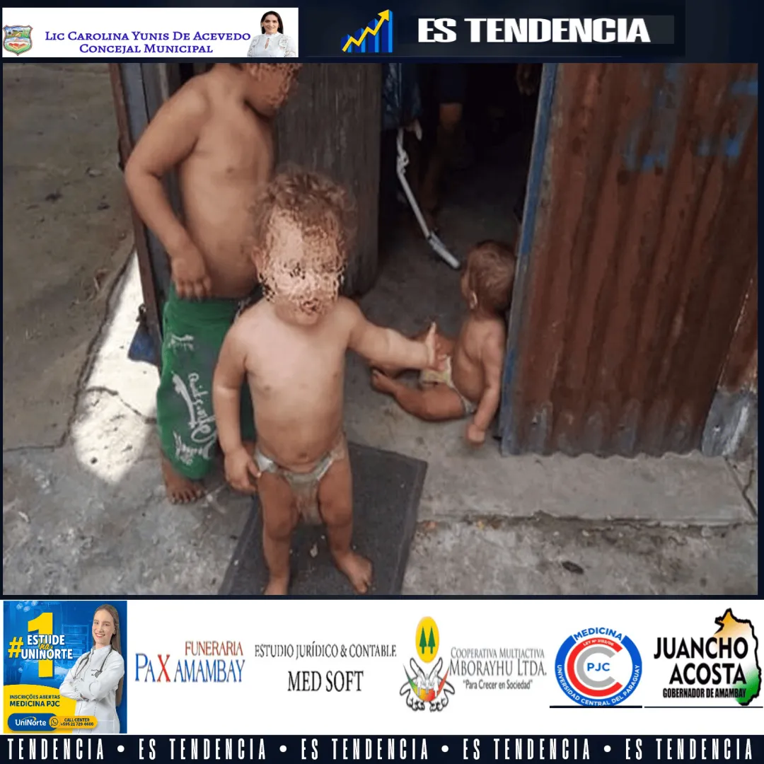 Rescatan a niños en condiciones extremas de abandono de una vivienda.