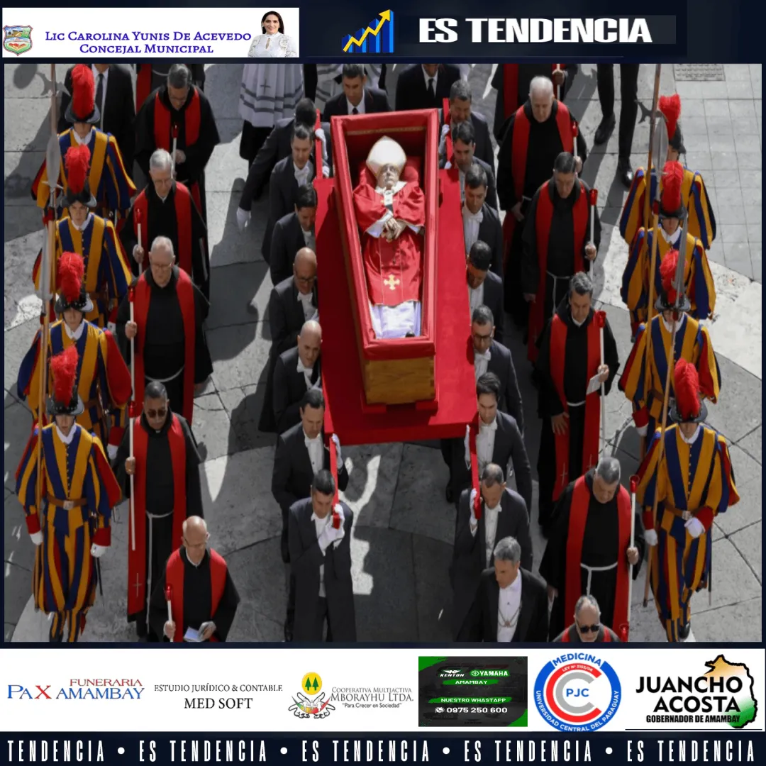 El féretro del papa Francisco llega a la Basílica de San Pedro