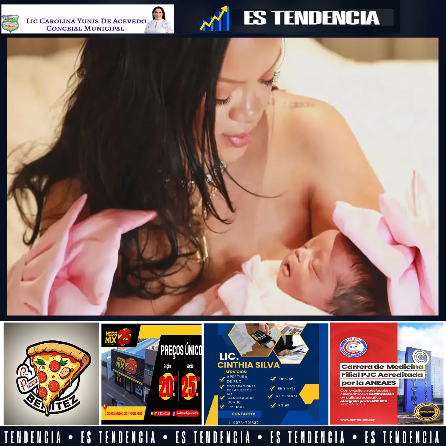 Rihanna da a luz a su tercer bebé, primera niña, de su relación con ASAP Rocky