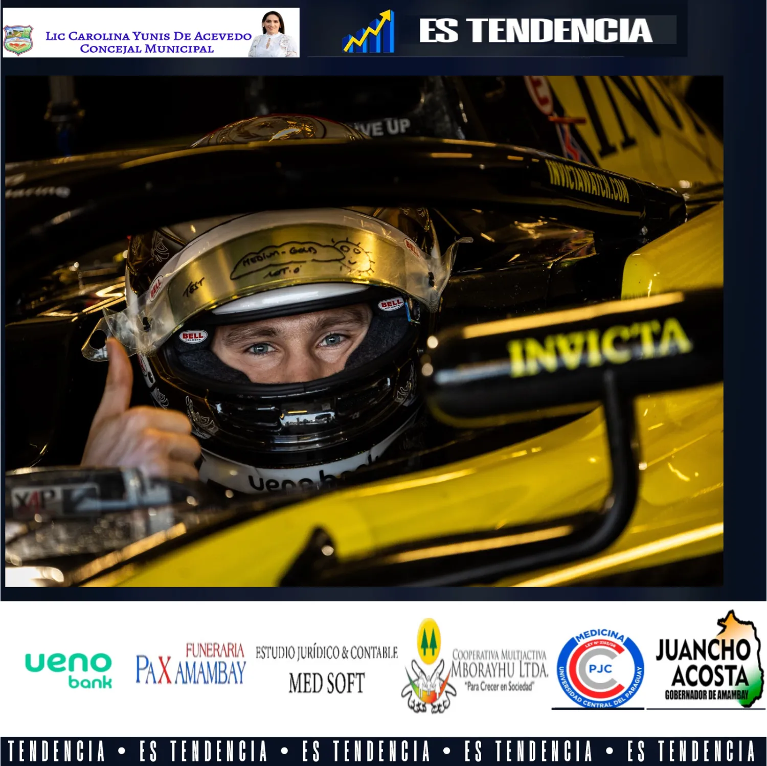 Rumbo a la F1: Duerksen ya probó su nuevo monoplaza