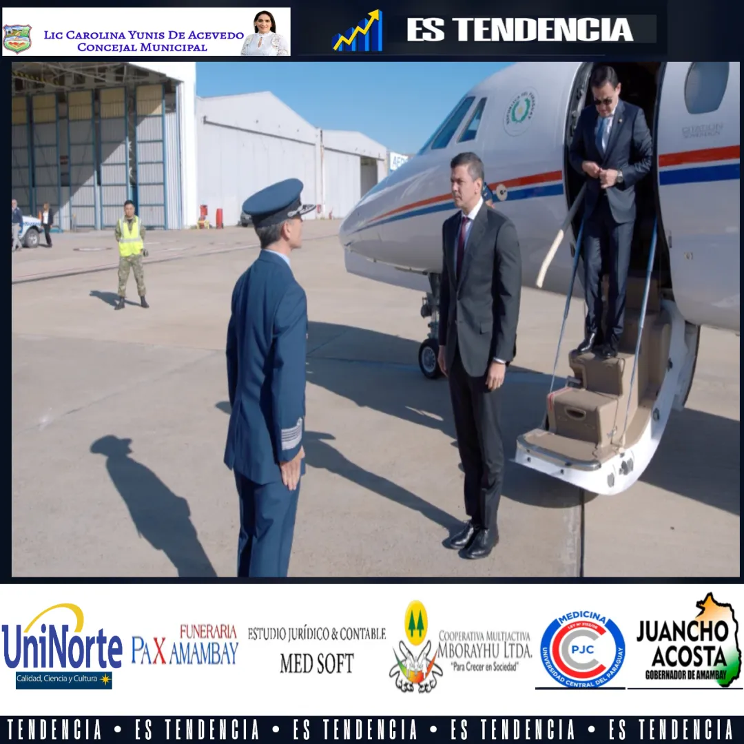 Dan la Bienvenida a Santiago Peña a Paraguay. 