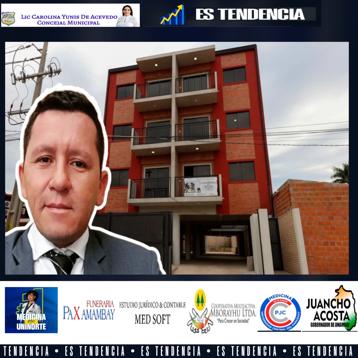 MUVH adjudica a Chaqueñito Vera departamento en Luque bajo el programa Viviendas Económicas