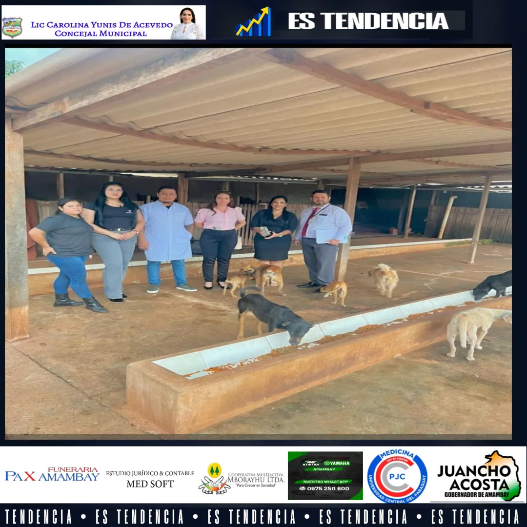 Tras una inspección, Fiscal felicito a miembros del Albergue Protección Animal de Pedro Juan Caballero. 